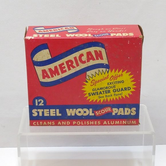 American Wool Pads Vintage Circa 1950s Great Décor Item EUC - Picture 1 of 4